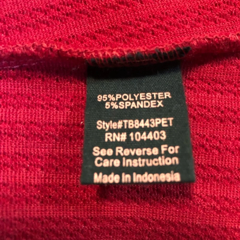 NWT 50th Street Women’s Long Sleeve Stretch Pullover Knit Red Sweater PL